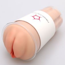 Мастурбатор-вагина сквозной в колбе телесный Naked Factory Cup Sleeve V–2