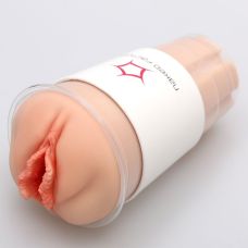 Мастурбатор-вагина сквозной в колбе телесный Naked Factory Cup Sleeve V–3