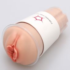 Мастурбатор-вагина сквозной в колбе телесный Naked Factory Cup Sleeve V–4