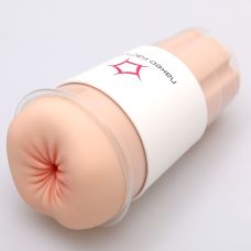 Мастурбатор-анус сквозной в колбе телесный Naked Factory Cup Sleeve A-2