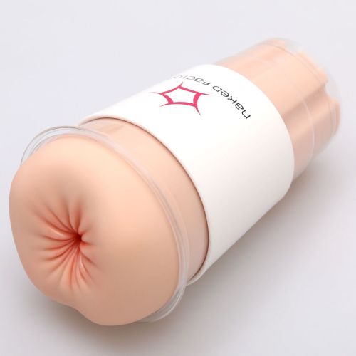 Мастурбатор-анус сквозной в колбе телесный Naked Factory Cup Sleeve A-2