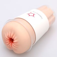 Мастурбатор-анус сквозной в колбе телесный Naked Factory Cup Sleeve A-3