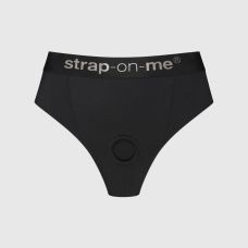 Трусики для страпону чорні Strap-On-Me Harness Lingerie Idole розмір S