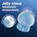 Вакуумний кліторальний стимулятор синій Satisfyer Jelly-cious