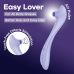 Вакуумний кліторальний стимулятор силіконовий бузковий Satisfyer Easy Lover