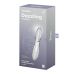 Двусторонний стеклянный дилдо прозрачный Satisfyer Dazzling Crystal 2 Transparent