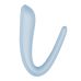 Вібратор для пар блакитного кольору Satisfyer Double Classic Light Blue з одним двигуном