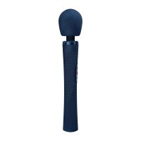 Масажер у вигляді мікрофону суперпотужний та легкий синій Fun Factory VIM Vibrating Wand до 6 годин роботи