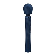 Массажер в виде микрофона супермощный и легкий синий Fun Factory VIM Vibrating Wand до 6 часов работы
