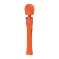 Массажер в виде микрофона супермощный и легкий оранжевый Fun Factory VIM Vibrating Wand до 6 часов работы