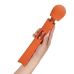 Масажер у вигляді мікрофону суперпотужний та легкий помаранчевий Fun Factory VIM Vibrating Wand до 6 годин роботи