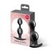 Анальні кульки із ефектом вібрації чорні Fun Factory B BALLS DUO