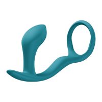 Масажер простати з ерекційним кільцем зелений Fun Factory Bootie Ring Bottle