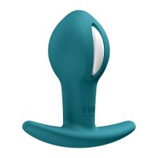 Анальна пробка з рухомою кулькою всередині зелена Fun Factory B BALLS UNO