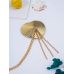 Пестис-сердечки с кисточками и чокером золотистые JSY Nipple Sticker модель RT236114 