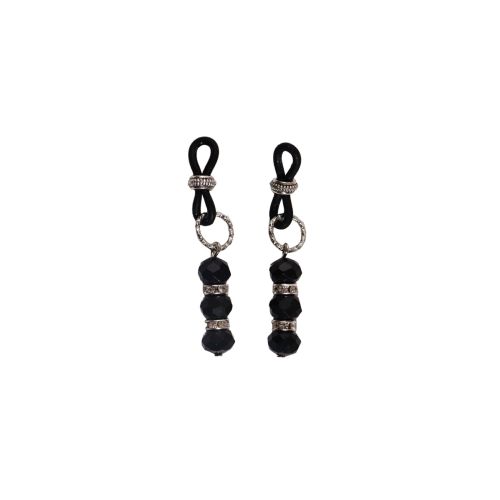 Прикраса на соски колір чорний Art of Sex Giulia