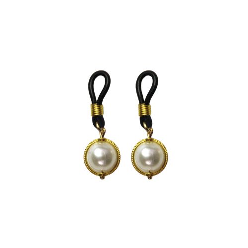 Украшение на соски цвет белый Art of Sex Golden Night 