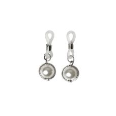 Украшение на соски цвет белый Art of Sex Silver Day 