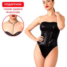 Боді колір чорний з ефектом оксамиту Art of Sex Jazz розмір L
