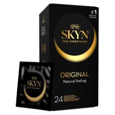 Безлатексные премиум презервативы с силиконовым маслом SKYN Original 24 штуки