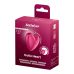 Вакуумний стимулятор-серце з вібрацією червоний Satisfyer Cutie Heart Battery Series