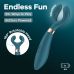 Вібратор для пар з поворотом на 180° зелений Satisfyer Endless Fun Battery Series 3 двигуна
