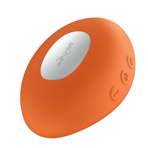 Вібратор для стимуляції клітора з підігрівом оранжевий We-Vibe Temp Tangerine