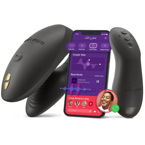 Смарт-вібратор для пар з пультом керування We-Vibe Chorus Pro Satin