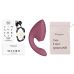 Двойной вибратор для точки G и вакуумный клиторальный стимулятор розовый Womanizer Next Duo 