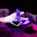 Анальна вібропробка з пульсацією фіолетова Hueman Supernova Thrusting Buttplug