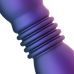 Анальна вібропробка з пульсацією фіолетова Hueman Supernova Thrusting Buttplug