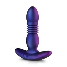 Анальна вібропробка з пульсацією фіолетова Hueman Supernova Thrusting Buttplug