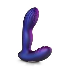 Вибромассажер простаты с пульсацией фиолетовый Hueman Galaxy Tapping Buttplug