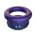 Эрекционное виброкольцо на член фиолетовое Hueman Jupiter Vibrating Cock and Ball Ring