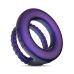 Эрекционное виброкольцо на член фиолетовое Hueman Jupiter Vibrating Cock and Ball Ring