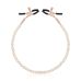 Зажимы для сосков с жемчужной цепочкой белые Rosy Gold Nipple Clamps Pearls