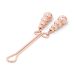Зажим для клитора с бузинками золотистого цвета Rosy Gold Clitoris Clamp Subtle Weight