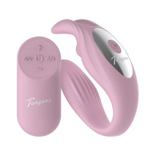 Вибратор для пар с пультом управления розовый Teazers Couple Vibrator