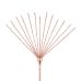 Лоскіт з металевим флоггером 2в1 чорно золотистий Rosy Gold - Feather Tickler & Whip