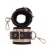 Набір для фіксації для шиї та ніг золотистий з чорним Rosy Gold Neck and Leg Sling Restraint Set