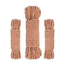 Набір мотузок для Шибарі тілесного кольору Rosy Gold - Bondage Rope Set