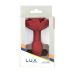 Силіконова анальна пробка з червоною трояндою Lux Active Red Rose Silicone Anal Plug