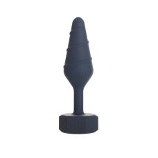 Анальний корок синій Lux Active Twist Plug розмір Large