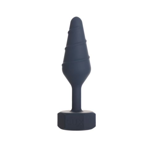 Анальний корок синій Lux Active Twist Plug розмір Large