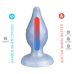 Анальная пробка на присоске гладкая синяя SilexD Fantasy Diamond Plug размер M 