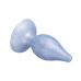 Анальная пробка на присоске гладкая синяя SilexD Fantasy Diamond Plug размер M 