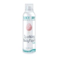 Массажная пена с ароматом сладкой ваты Amoreane Sparkling Body Foam Cotton Candy 150 мл