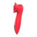 Вібратор для клітора у вигляді троянди червоний Loviss Tona Rose Vibrator 9 режимів