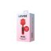Вібромасажер голівка у вигляді червоної троянди Loviss Rose Mini Massage Wand Vibrator 9 режимів