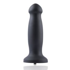Фаллоимитатор на присоске Насадка для секс-машин силиконовый черный Hismith 7.2" Anal Dildo система KlicLok